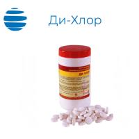 Хлор в таблетках Ди-Хлор (300 таб. по 3,33 г) Банка 1 кг Хлор в таблетках Ди-Хлор (300 таб. по 3,33 г) Банка 1 кг